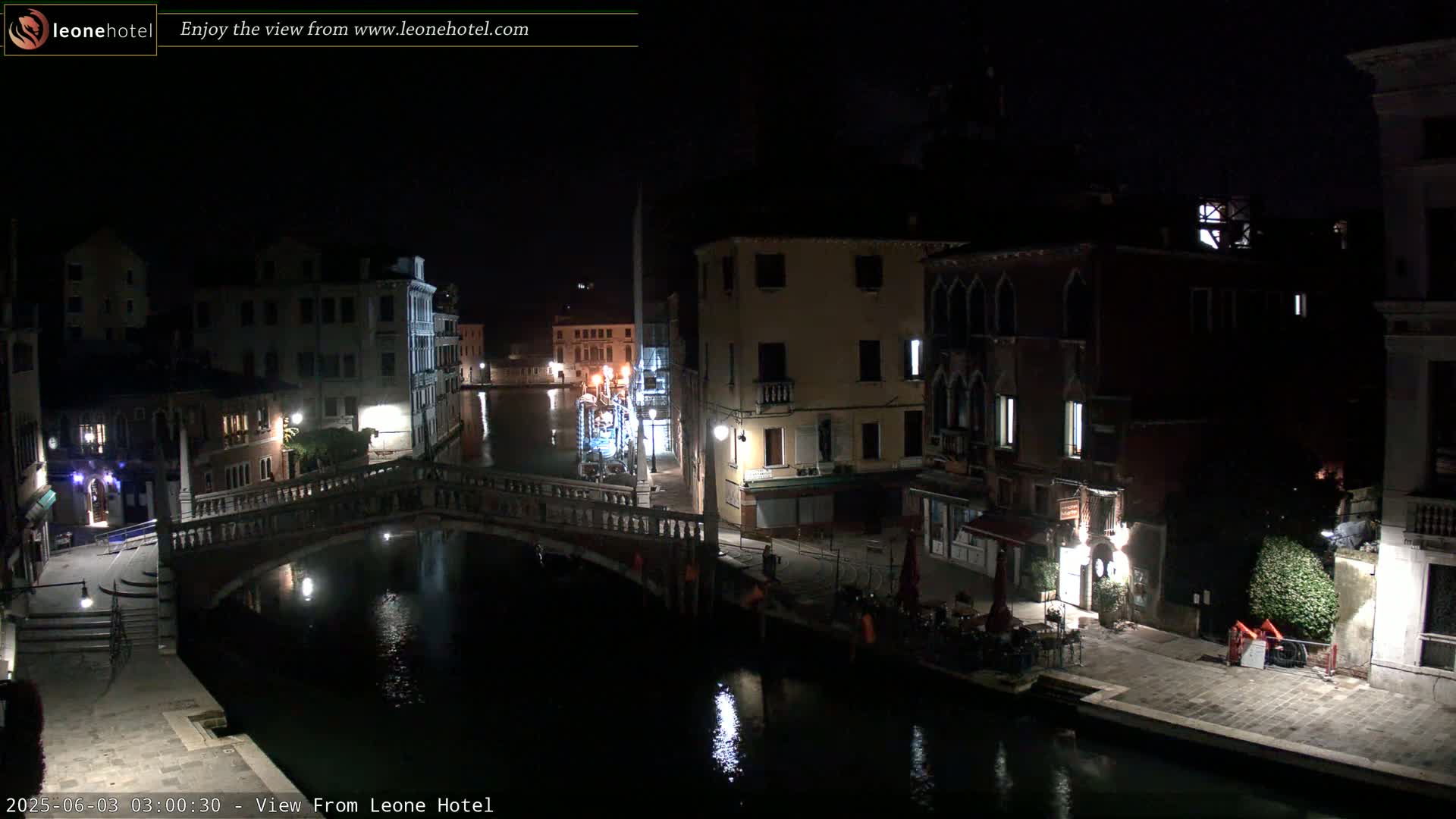 Venice, Canal of Cannaregio , Ponte delle Guglie Bridge Live Cam - Venice, Veneto, Italy