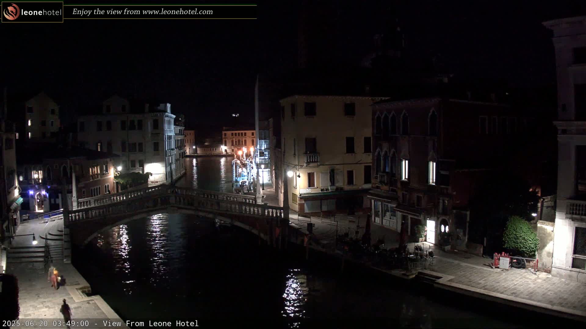 Venice, Canal of Cannaregio , Ponte delle Guglie Bridge Live Cam - Venice, Veneto, Italy