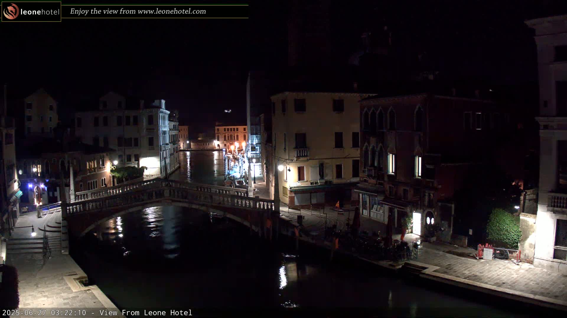 Venice, Canal of Cannaregio , Ponte delle Guglie Bridge Live Cam - Venice, Veneto, Italy