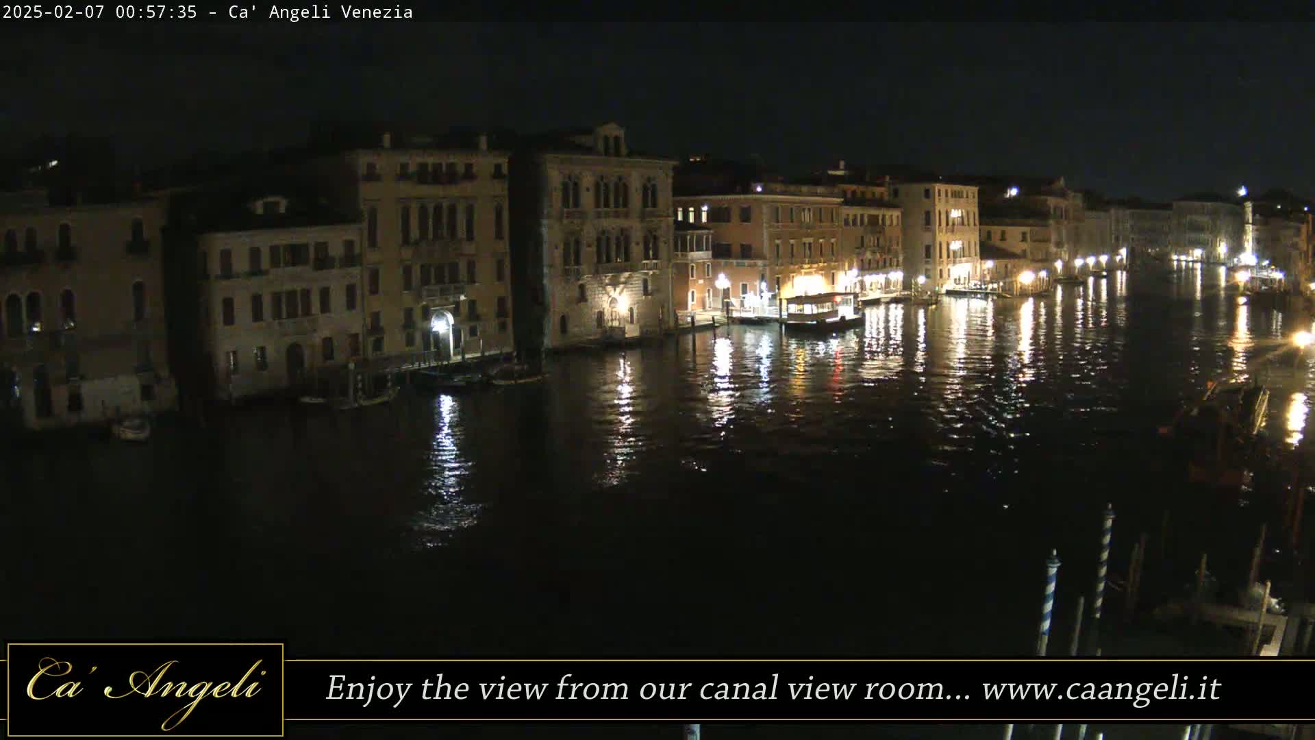 Grand Canal in Venezia Panaromic Live Cam - Venice, Veneto, Italy
