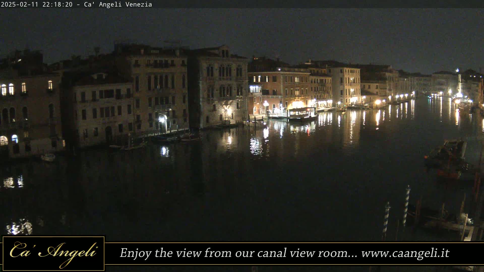 Grand Canal in Venezia Panaromic Live Cam - Venice, Veneto, Italy