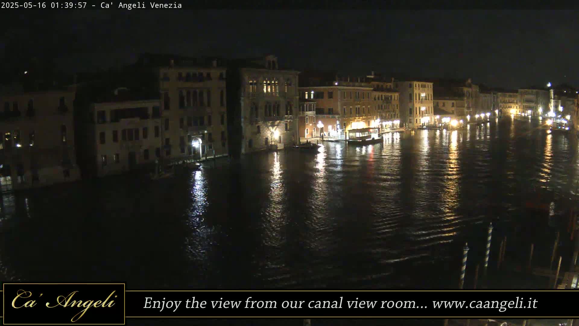 Grand Canal in Venezia Panaromic Live Cam - Venice, Veneto, Italy