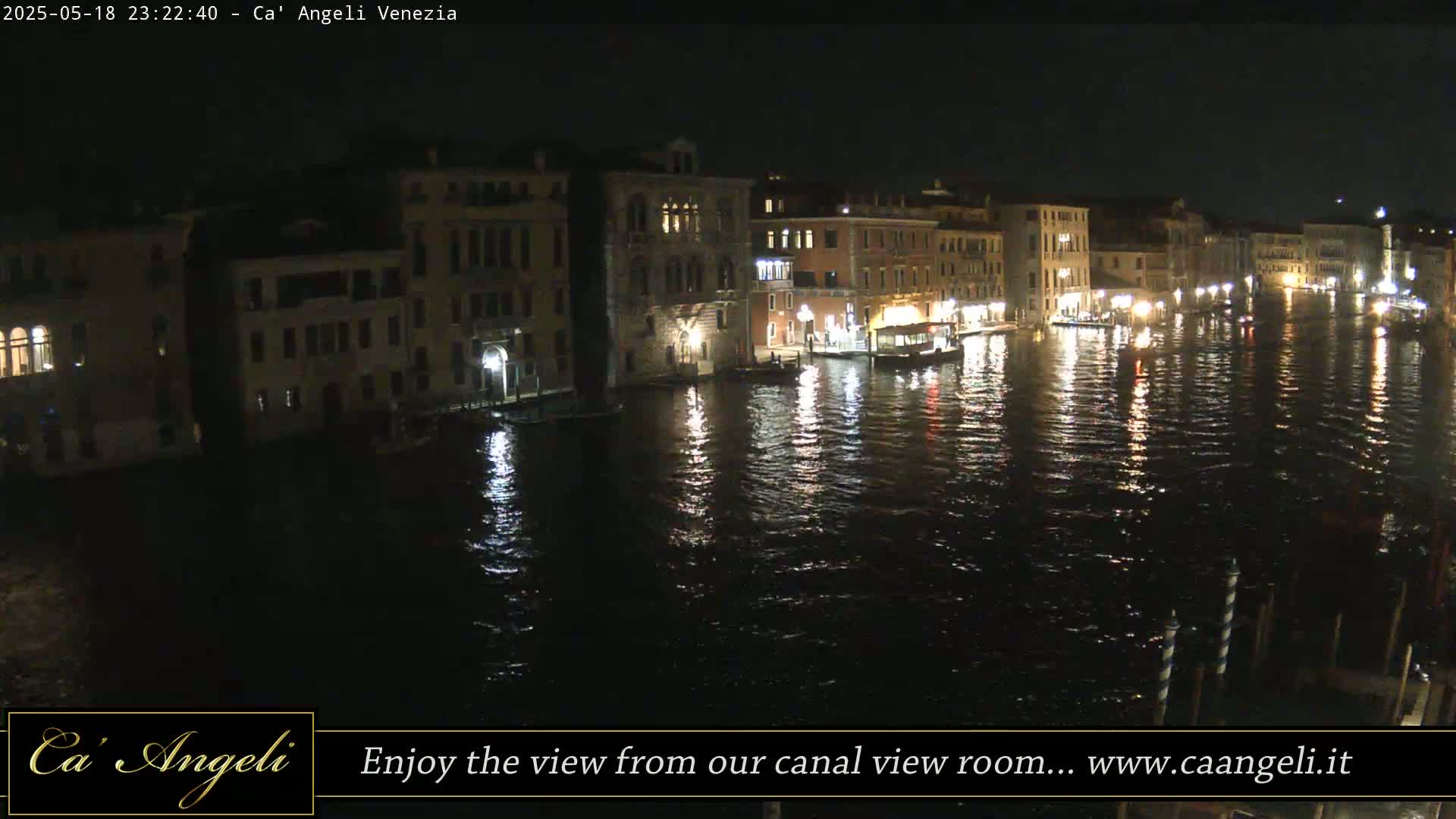 Grand Canal in Venezia Panaromic Live Cam - Venice, Veneto, Italy