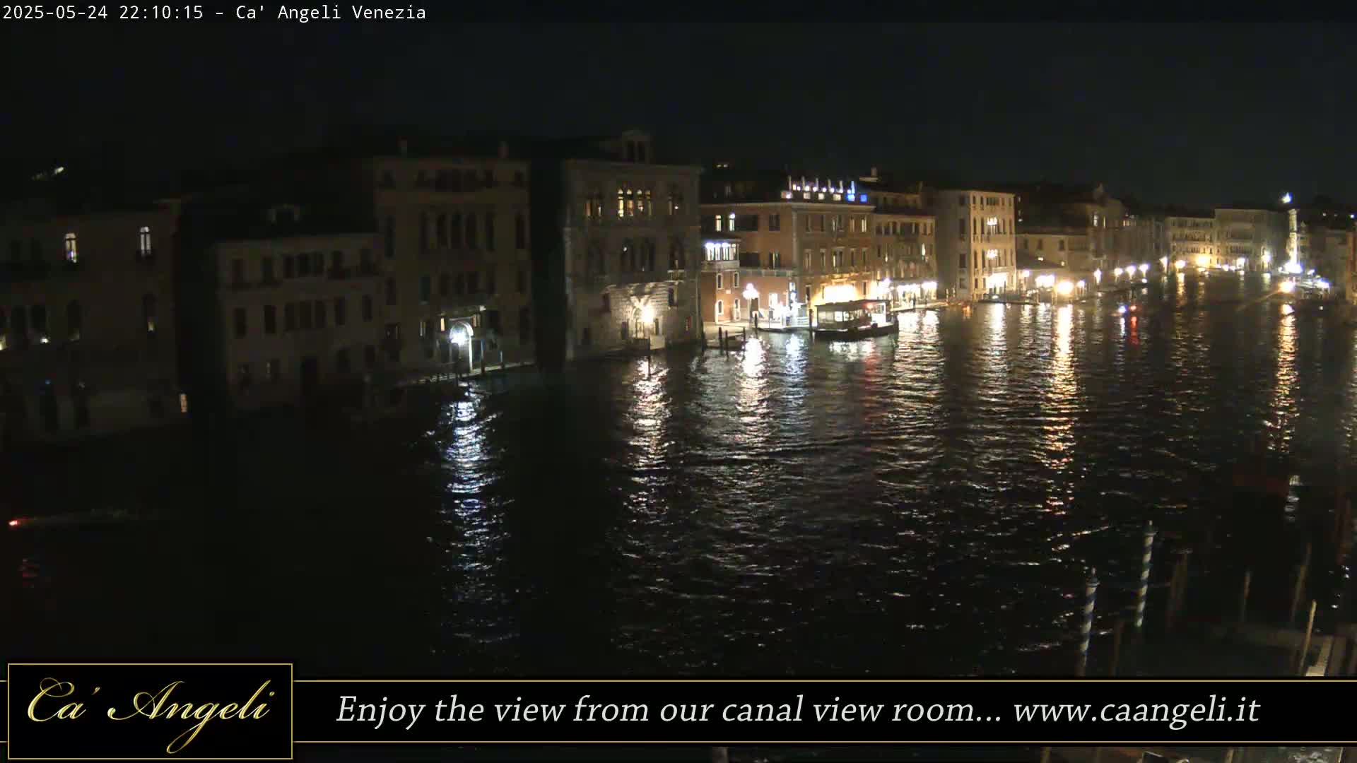 Grand Canal in Venezia Panaromic Live Cam - Venice, Veneto, Italy