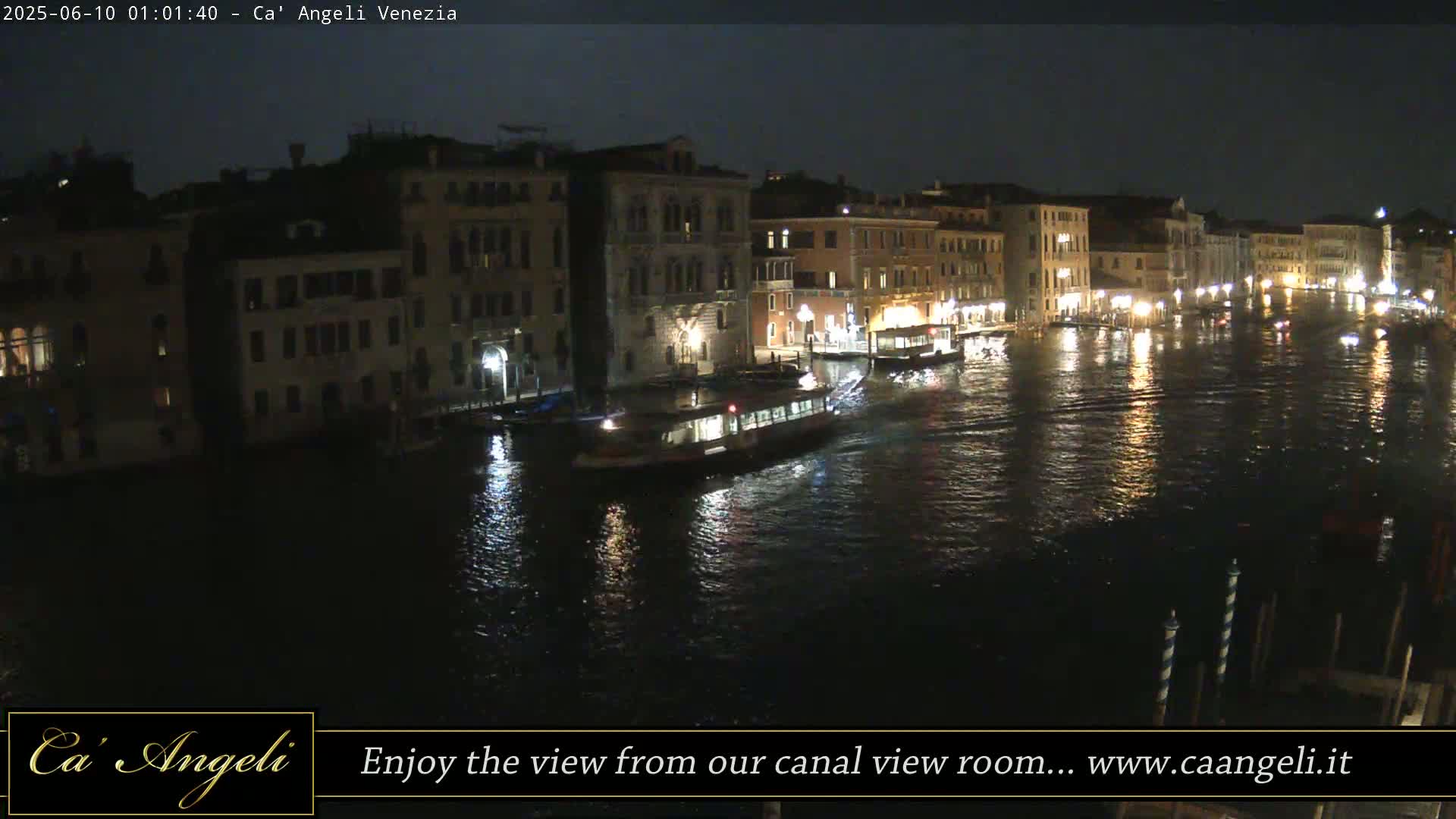 Grand Canal in Venezia Panaromic Live Cam - Venice, Veneto, Italy