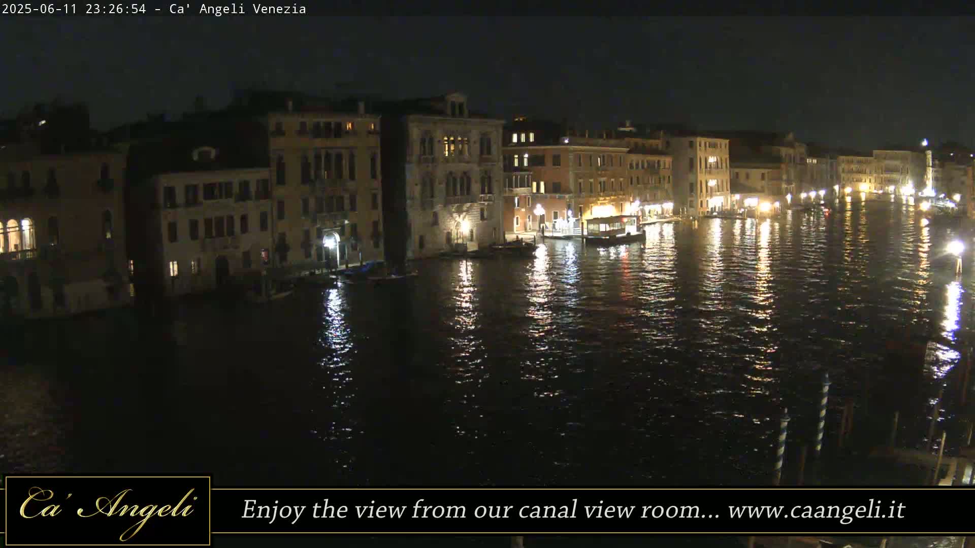 Grand Canal in Venezia Panaromic Live Cam - Venice, Veneto, Italy