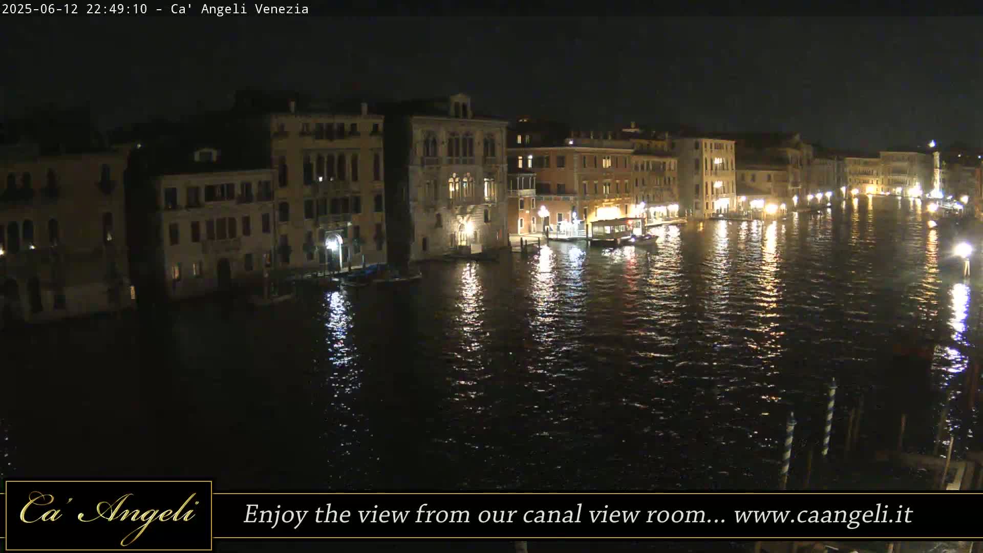 Grand Canal in Venezia Panaromic Live Cam - Venice, Veneto, Italy