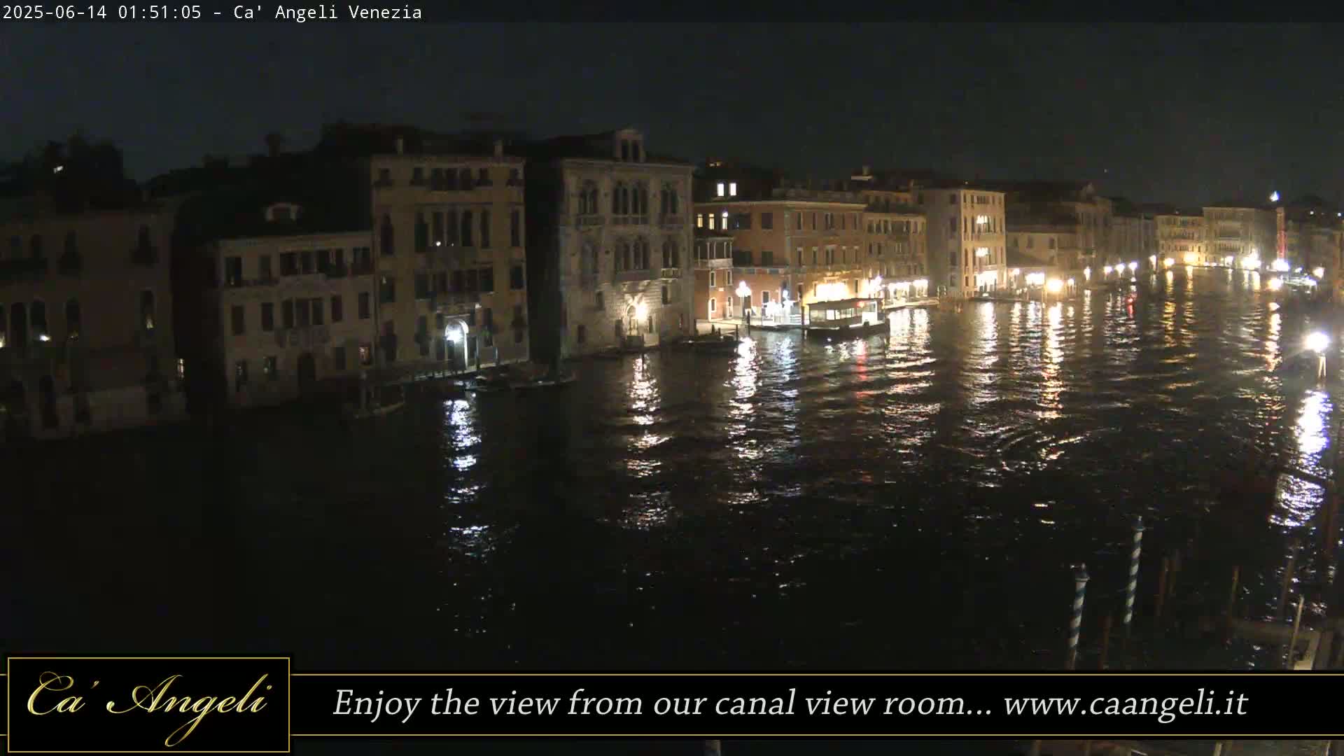 Grand Canal in Venezia Panaromic Live Cam - Venice, Veneto, Italy