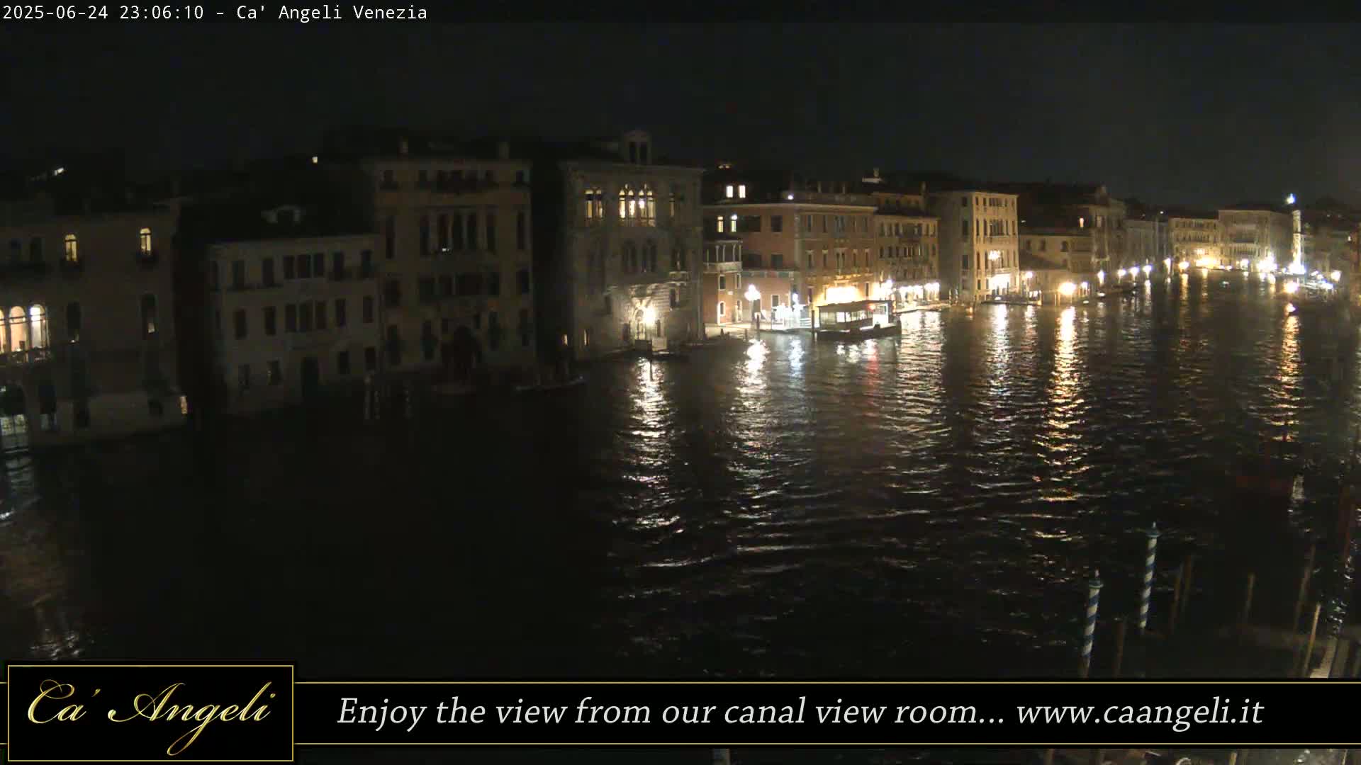 Grand Canal in Venezia Panaromic Live Cam - Venice, Veneto, Italy