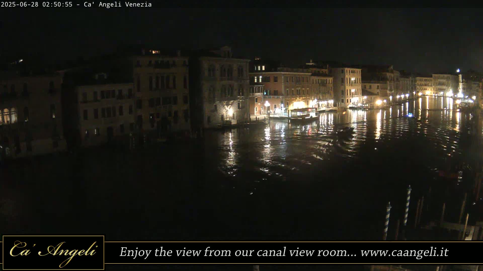 Grand Canal in Venezia Panaromic Live Cam - Venice, Veneto, Italy
