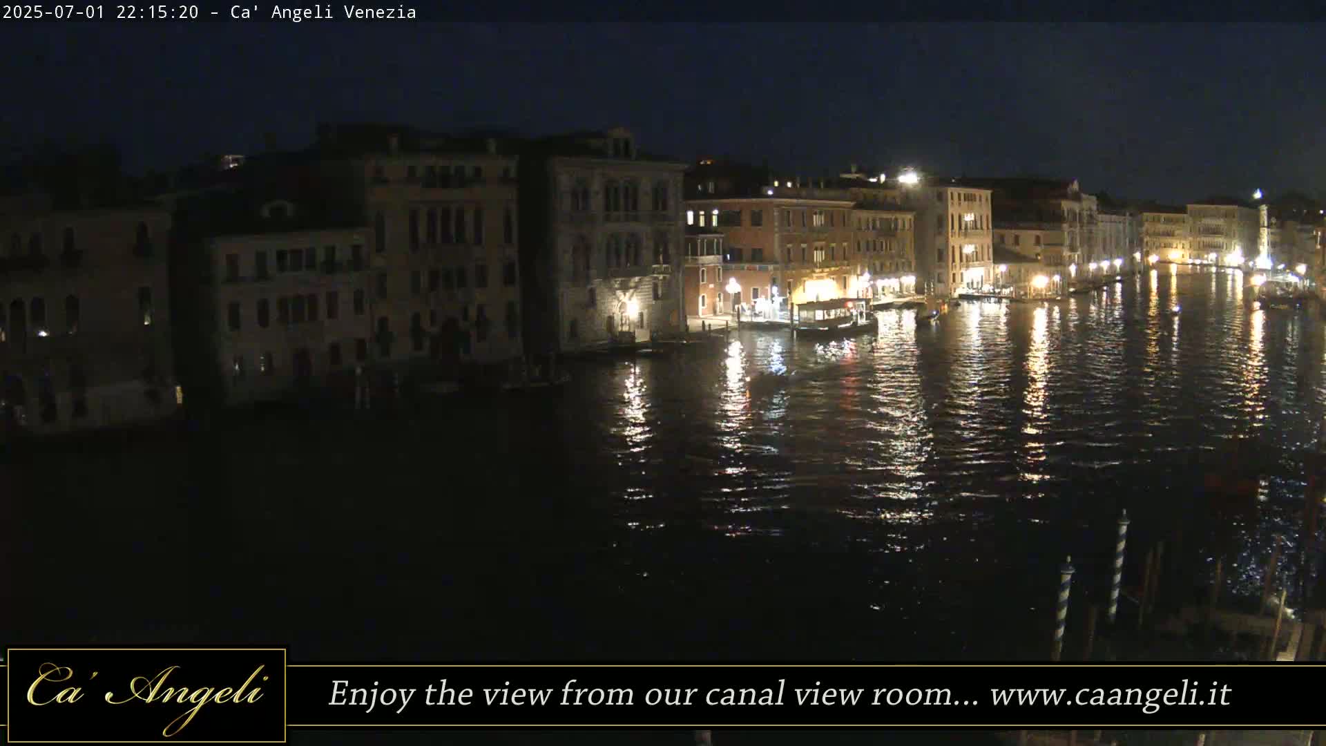 Grand Canal in Venezia Panaromic Live Cam - Venice, Veneto, Italy