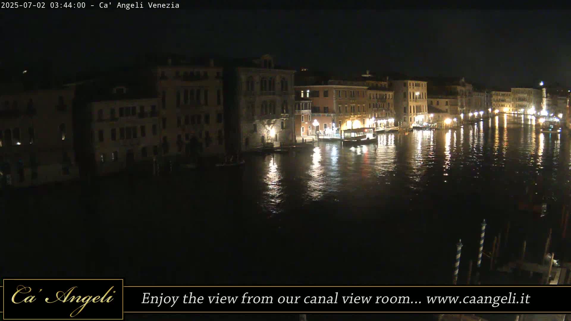 Grand Canal in Venezia Panaromic Live Cam - Venice, Veneto, Italy