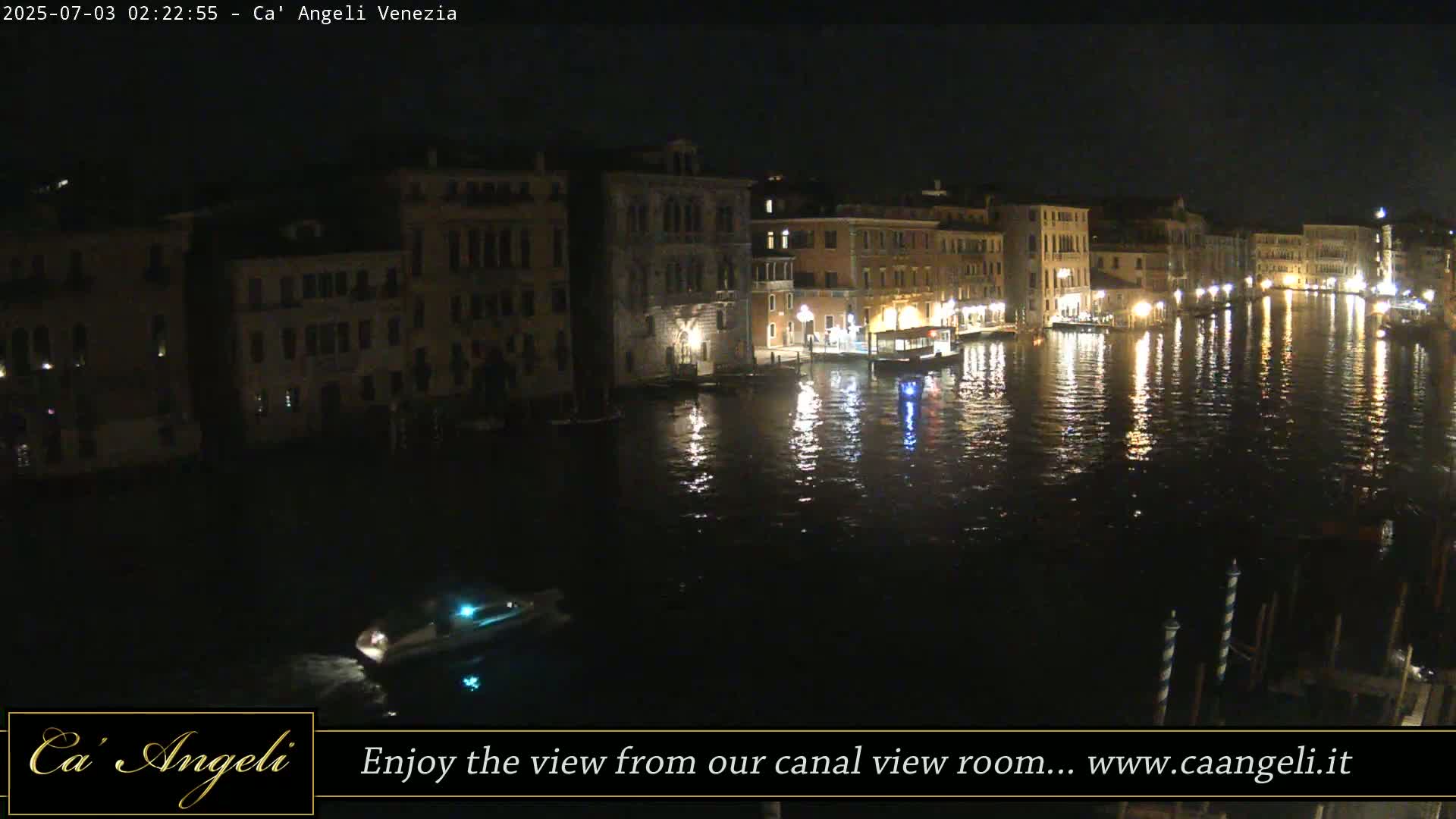 Grand Canal in Venezia Panaromic Live Cam - Venice, Veneto, Italy