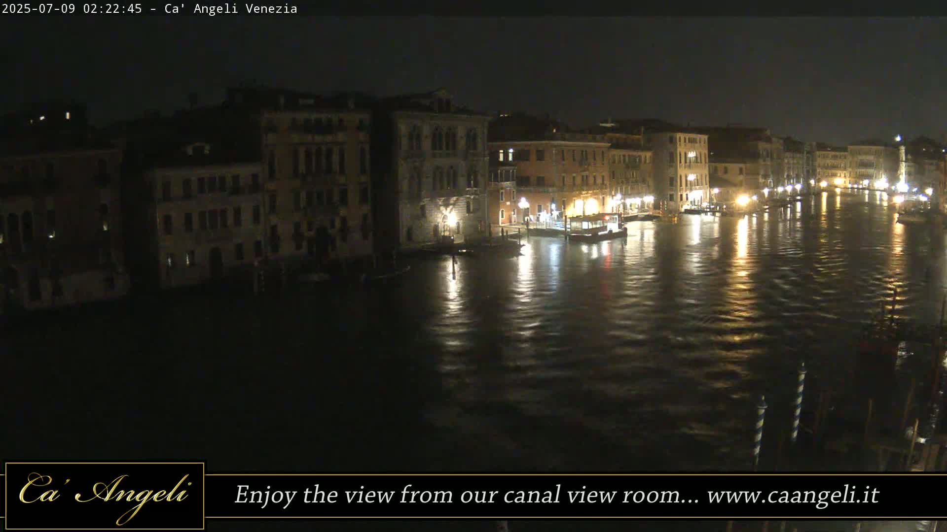 Grand Canal in Venezia Panaromic Live Cam - Venice, Veneto, Italy
