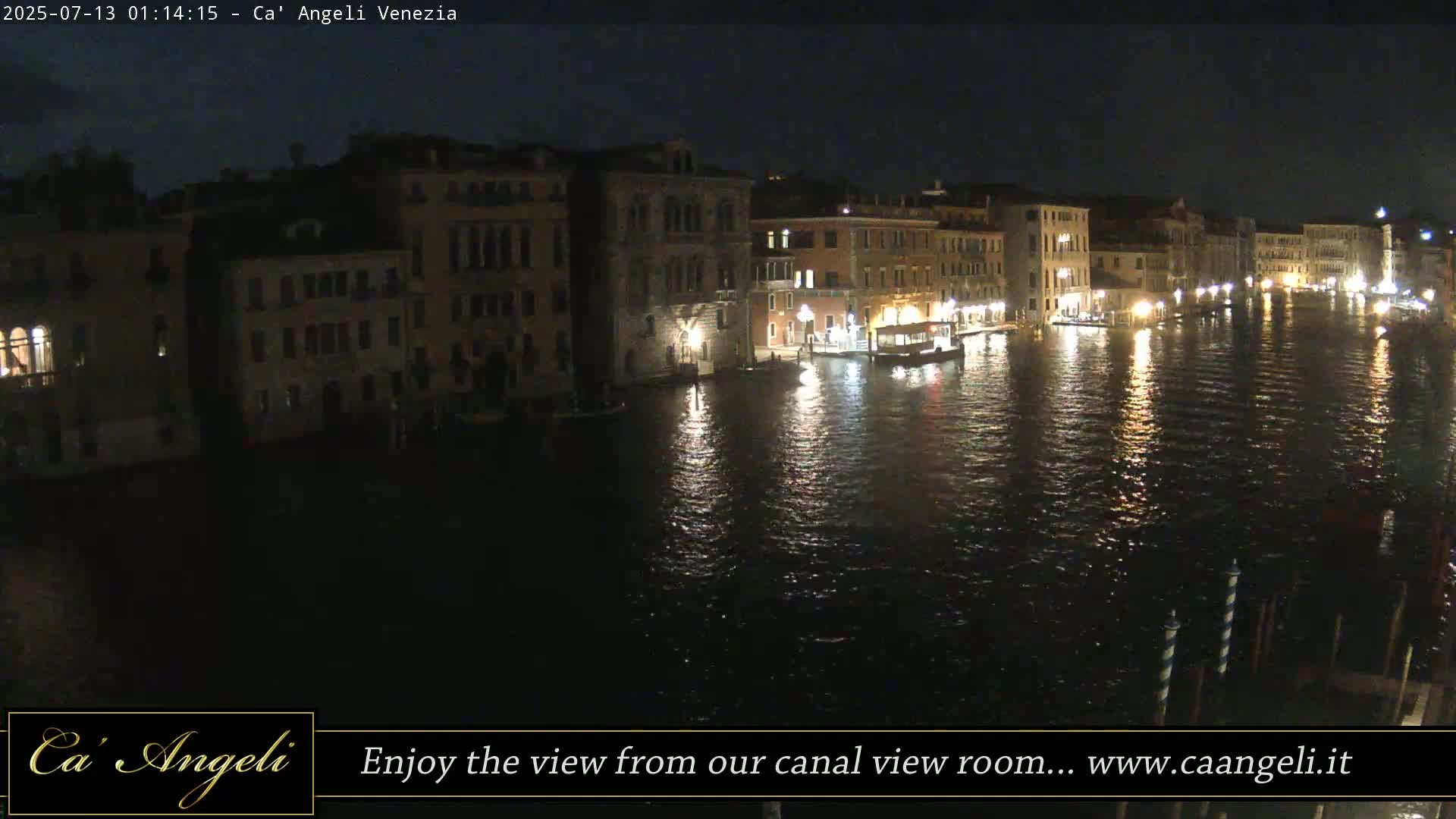 Grand Canal in Venezia Panaromic Live Cam - Venice, Veneto, Italy