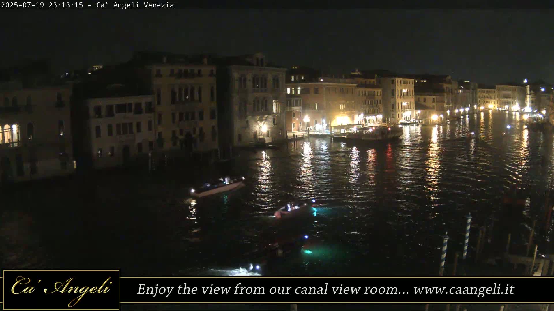 Grand Canal in Venezia Panaromic Live Cam - Venice, Veneto, Italy