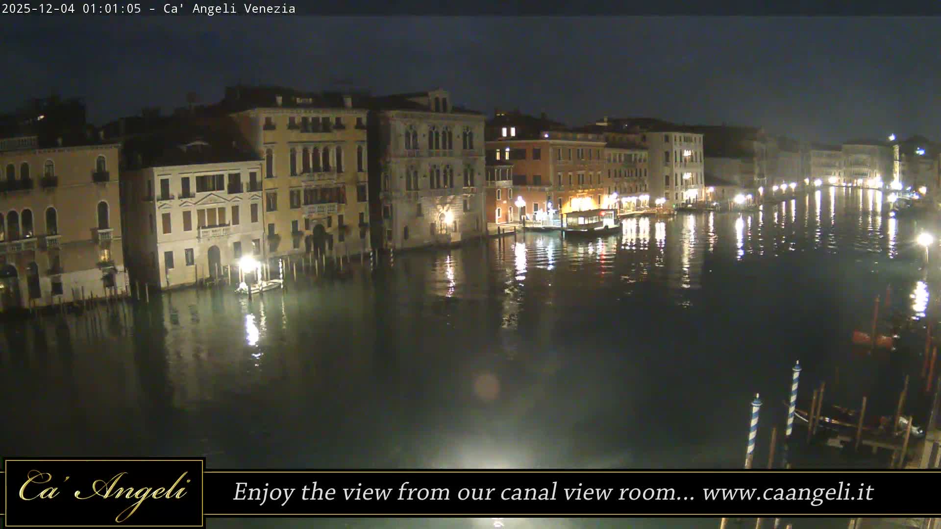 Grand Canal in Venezia Panaromic Live Cam - Venice, Veneto, Italy