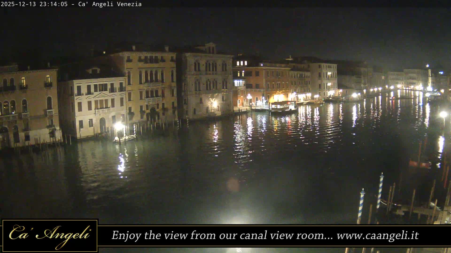 Grand Canal in Venezia Panaromic Live Cam - Venice, Veneto, Italy