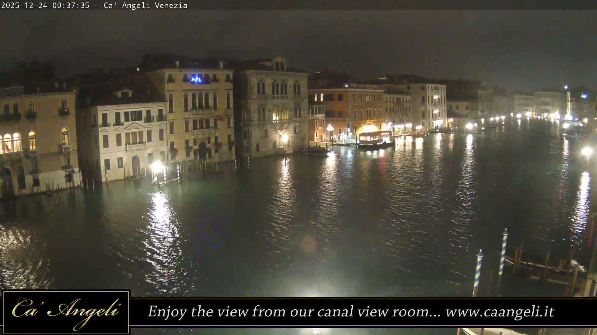 Grand Canal in Venezia Panaromic Live Cam - Venice, Veneto, Italy