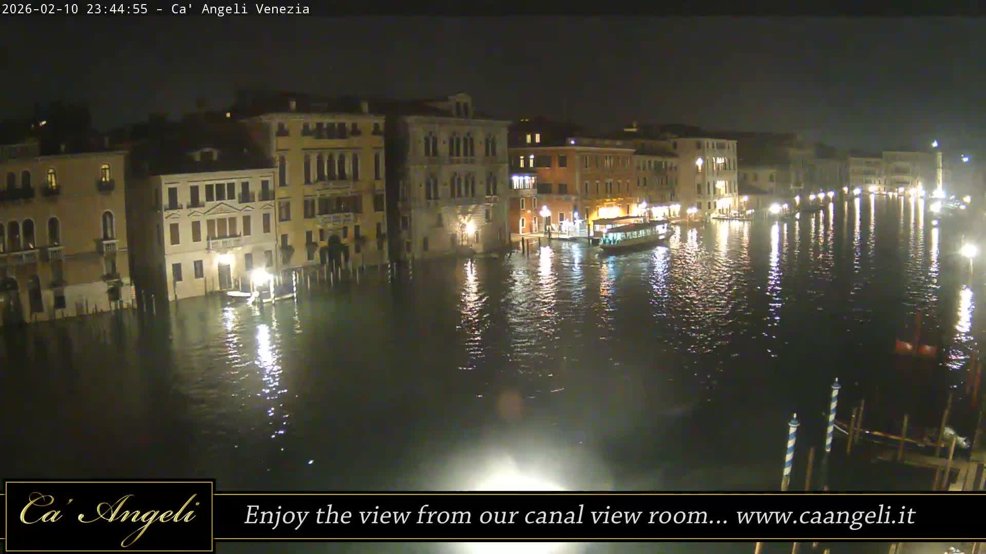 Grand Canal in Venezia Panaromic Live Cam - Venice, Veneto, Italy