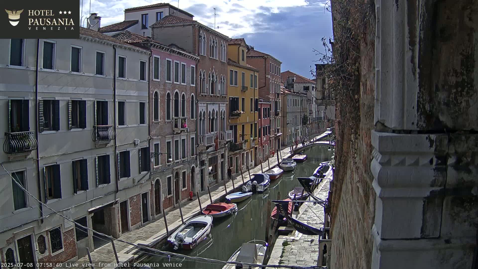 Venice, The View on Small Distributary of Grand Canal - Venice, Veneto, Italy