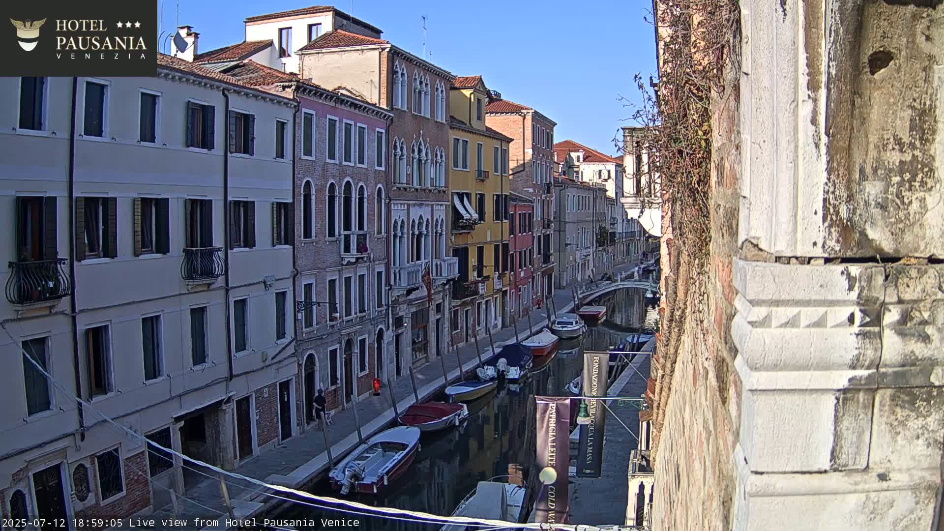 Venice, The View on Small Distributary of Grand Canal - Venice, Veneto, Italy
