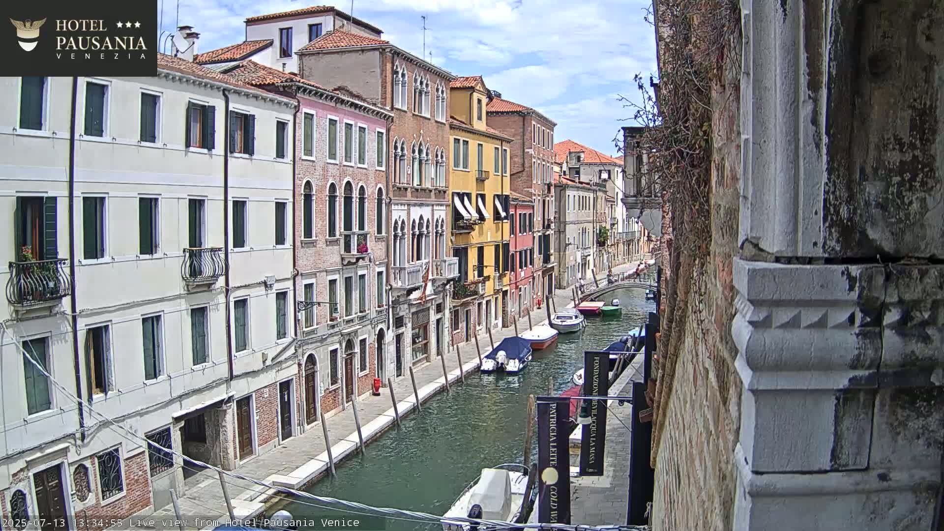 Venice, The View on Small Distributary of Grand Canal - Venice, Veneto, Italy