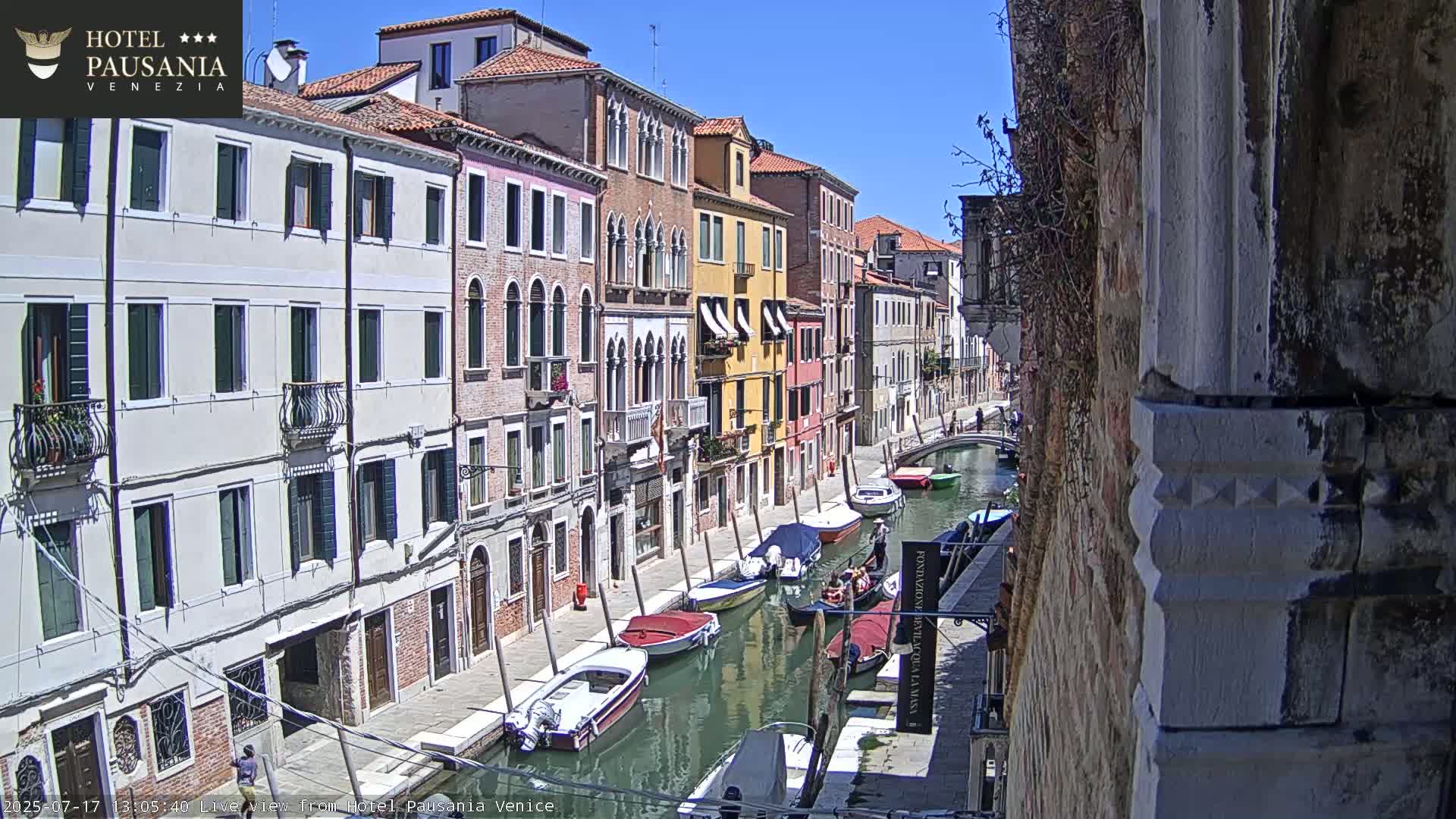Venice, The View on Small Distributary of Grand Canal - Venice, Veneto, Italy