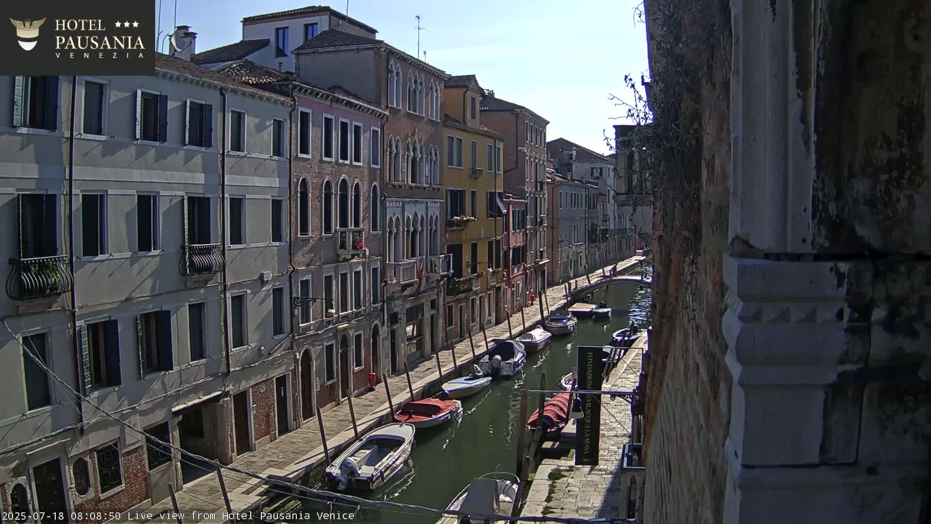 Venice, The View on Small Distributary of Grand Canal - Venice, Veneto, Italy