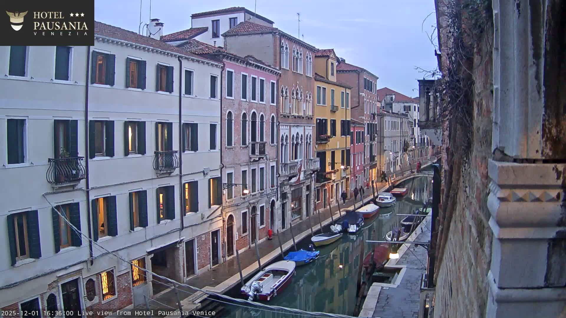 Venice, The View on Small Distributary of Grand Canal - Venice, Veneto, Italy
