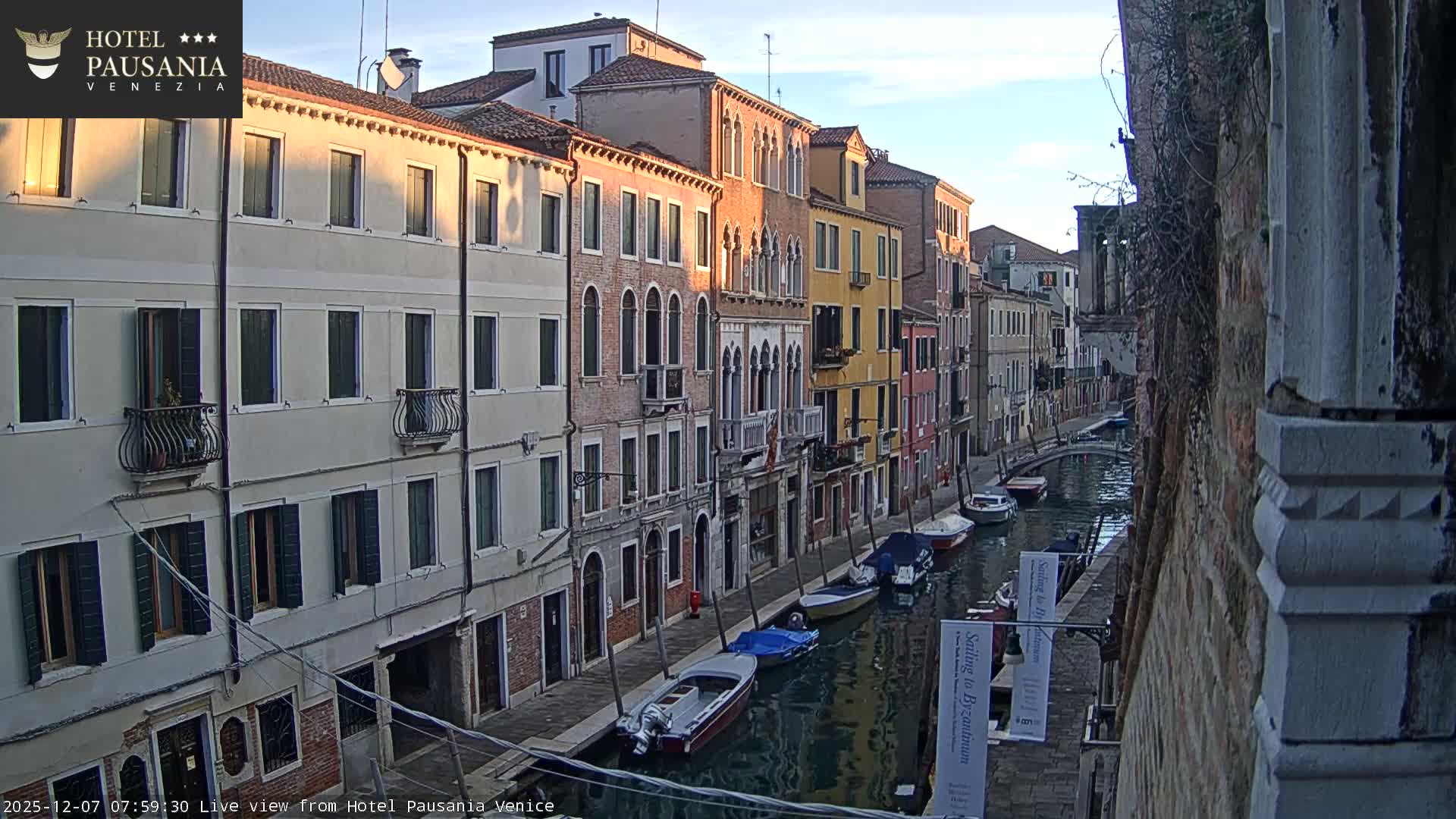 Venice, The View on Small Distributary of Grand Canal - Venice, Veneto, Italy