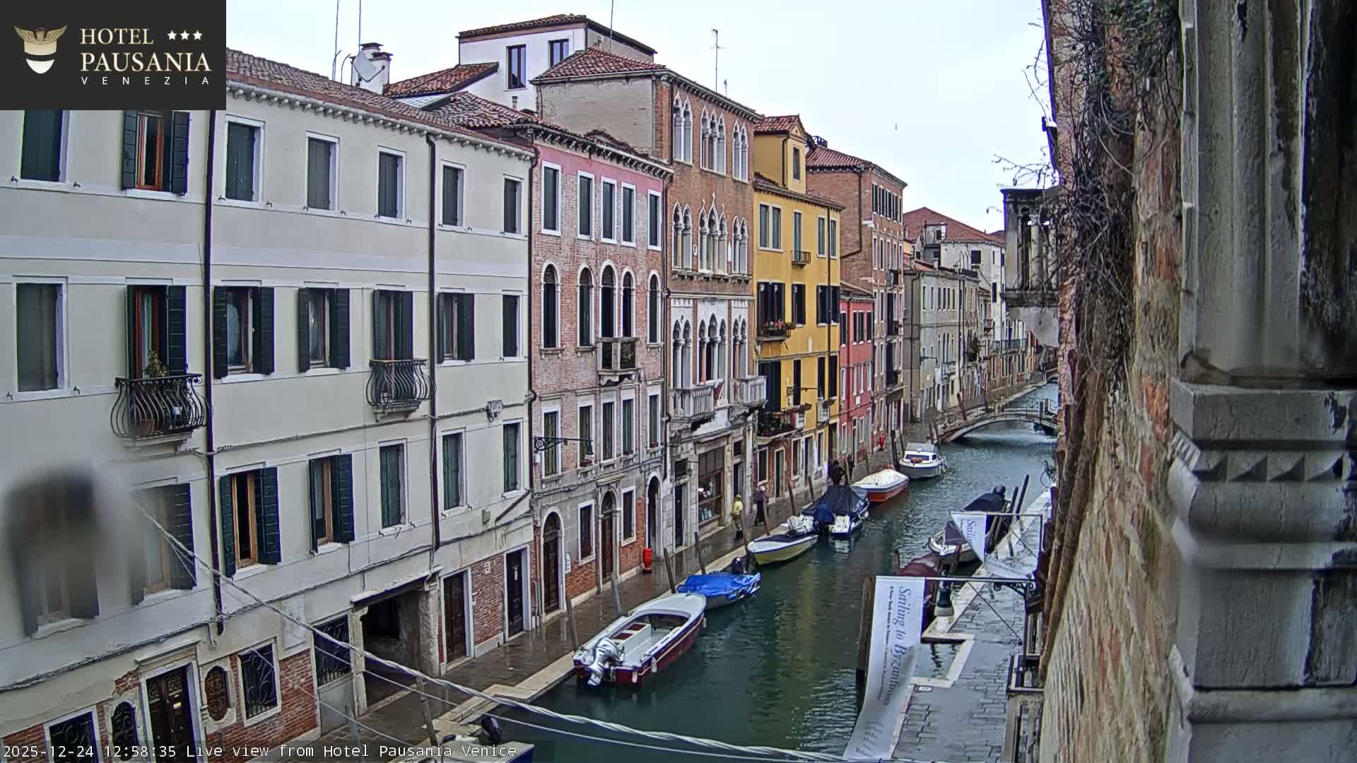 Venice, The View on Small Distributary of Grand Canal - Venice, Veneto, Italy