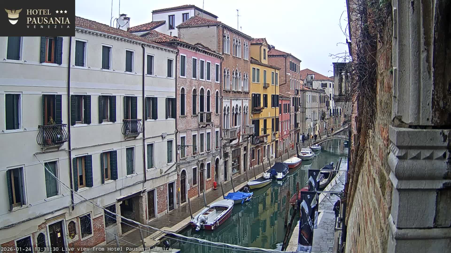 Venice, The View on Small Distributary of Grand Canal - Venice, Veneto, Italy