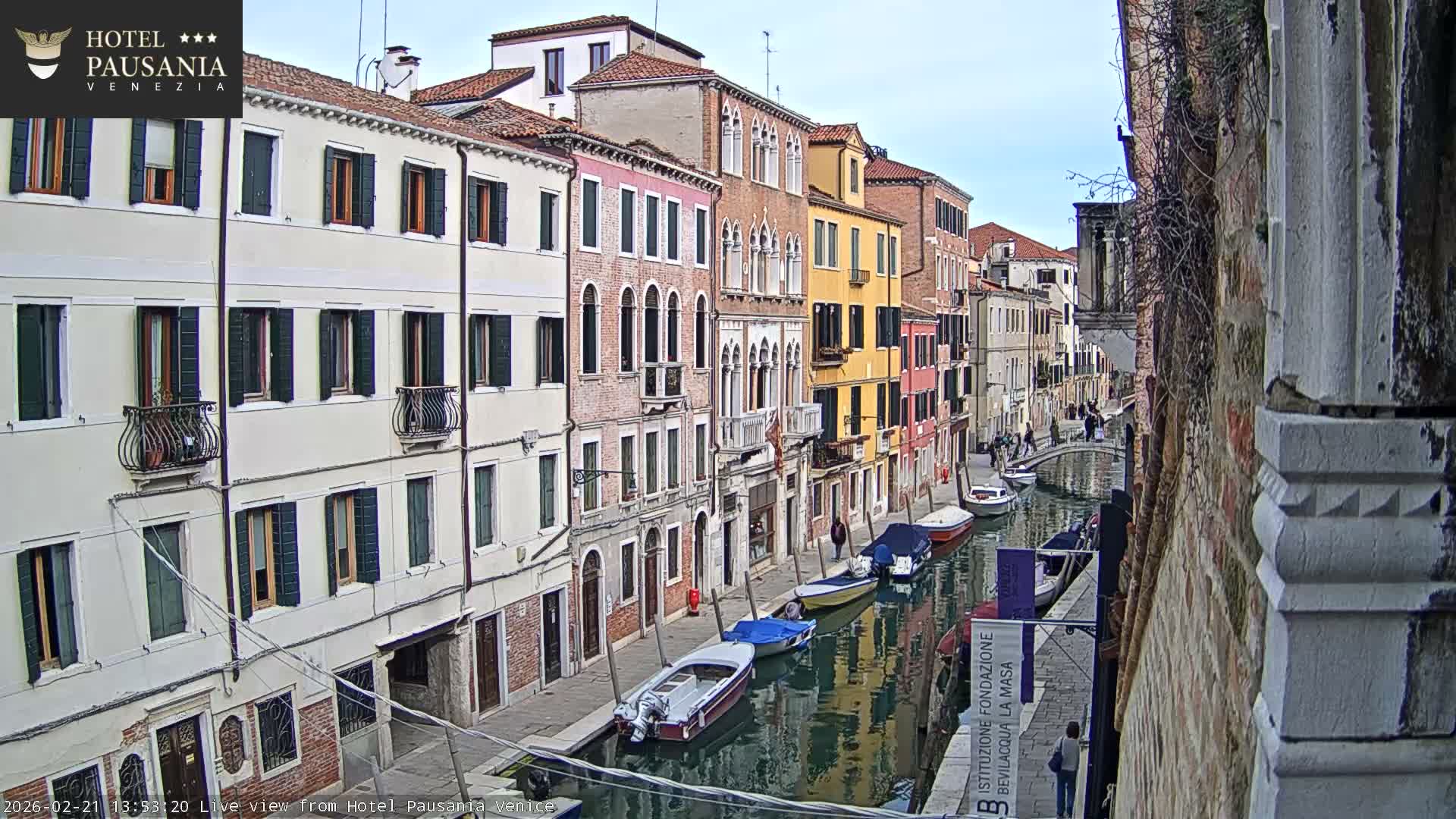 Venice, The View on Small Distributary of Grand Canal - Venice, Veneto, Italy