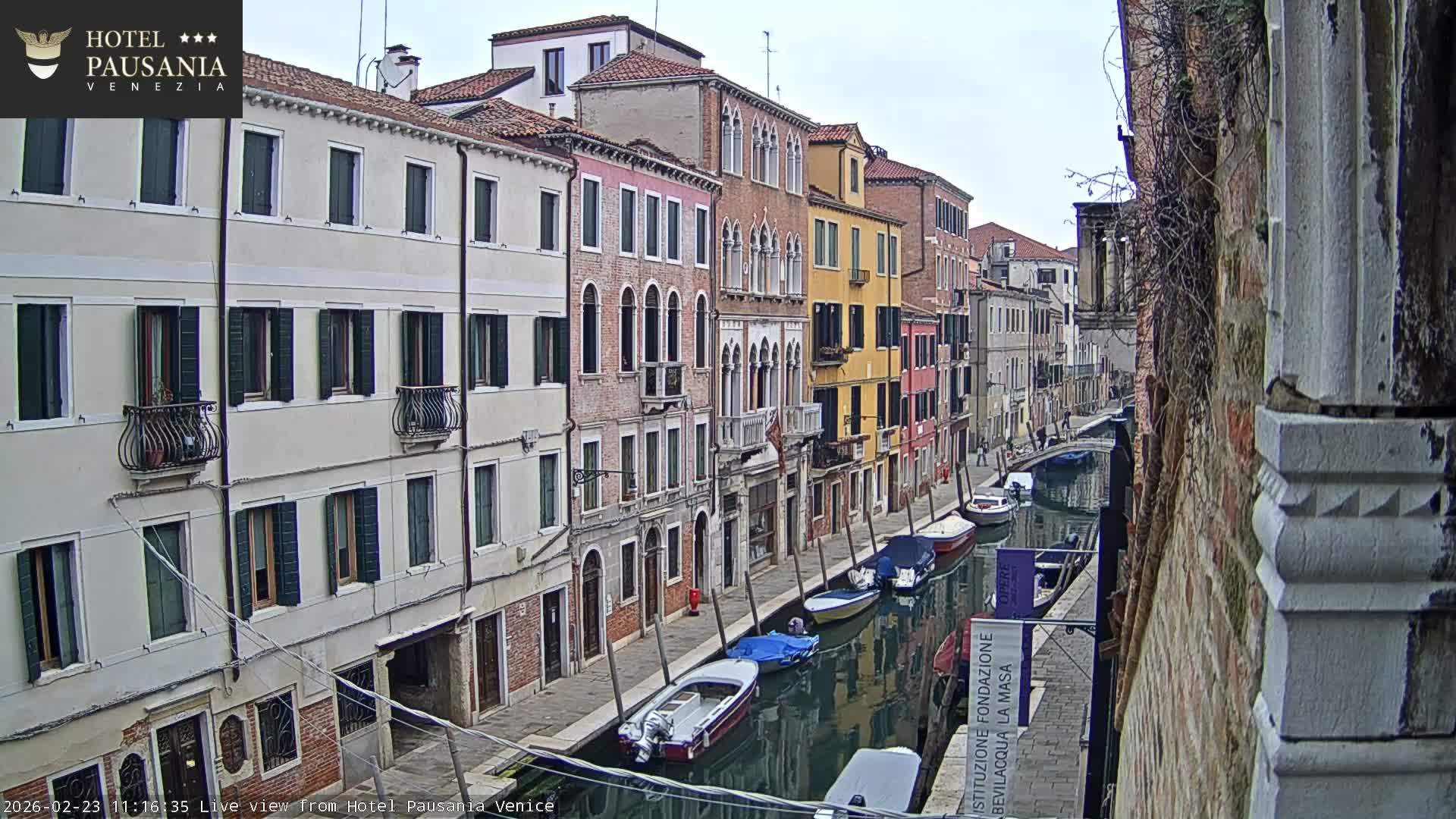 Venice, The View on Small Distributary of Grand Canal - Venice, Veneto, Italy