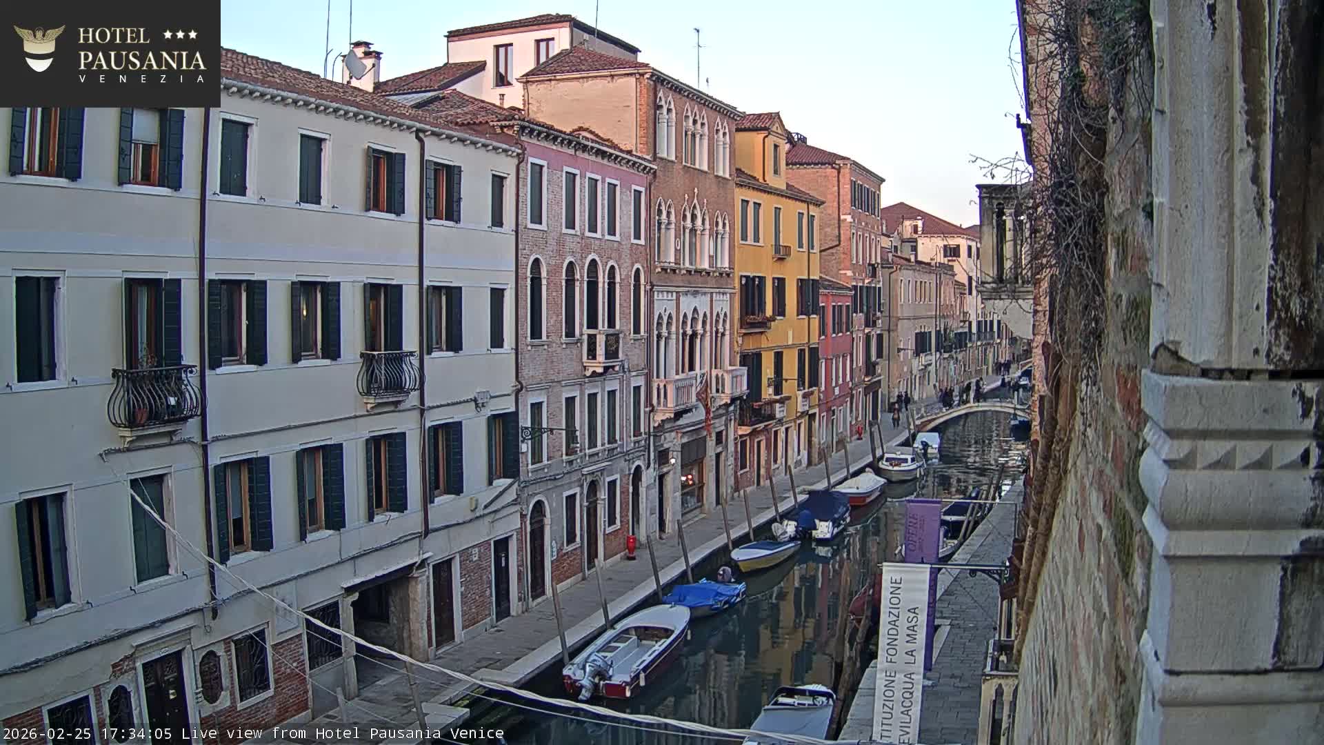 Venice, The View on Small Distributary of Grand Canal - Venice, Veneto, Italy