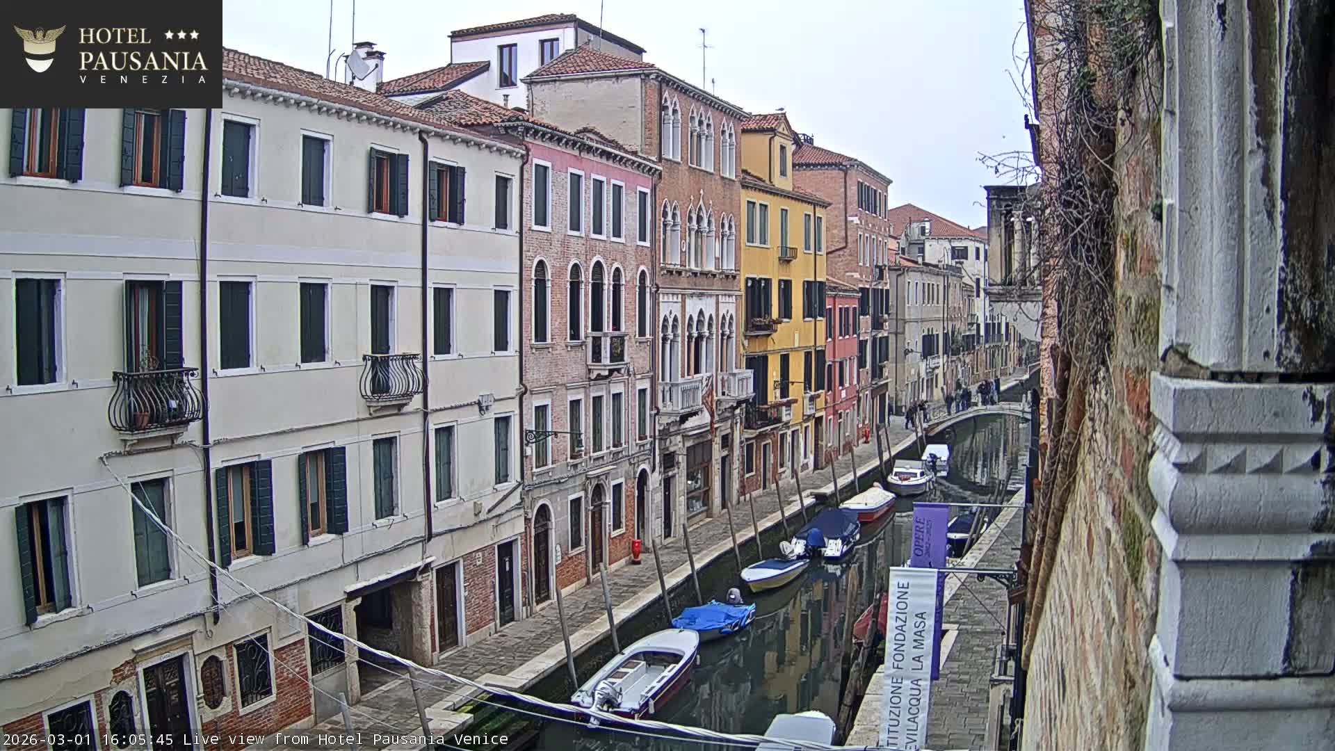 Venice, The View on Small Distributary of Grand Canal - Venice, Veneto, Italy