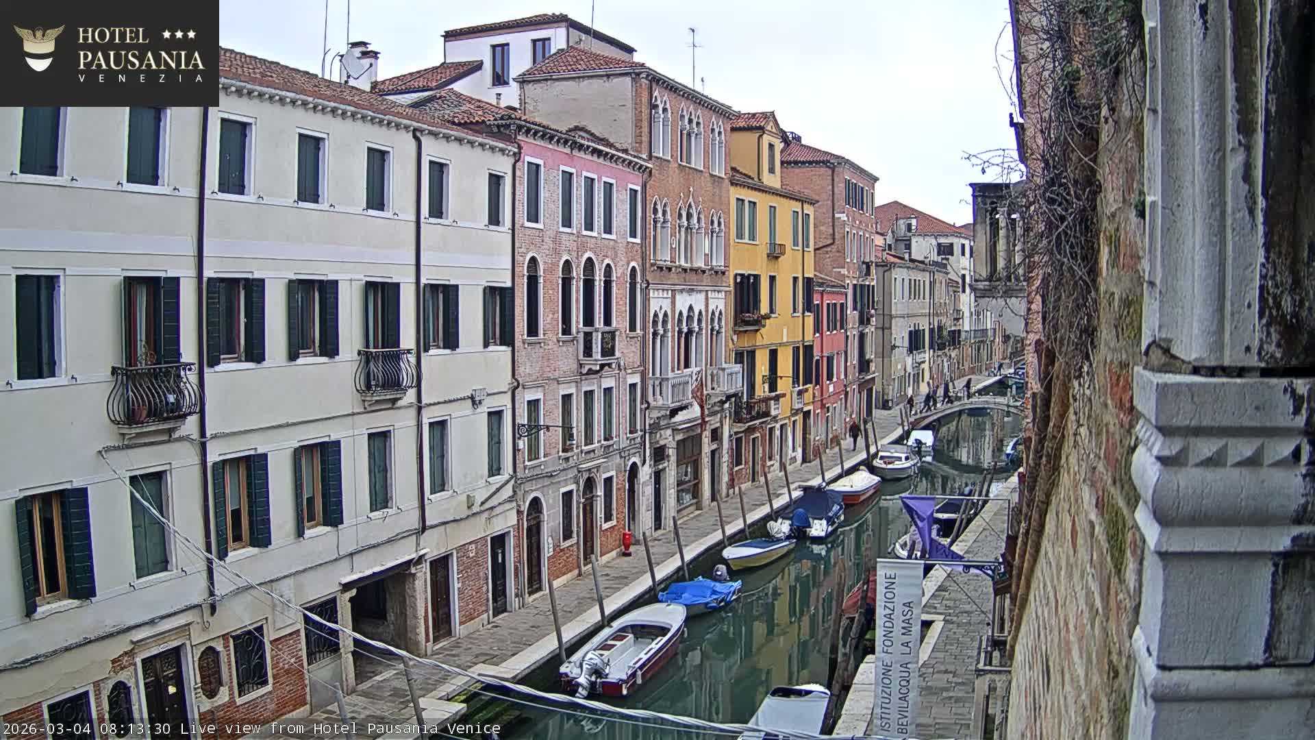 Venice, The View on Small Distributary of Grand Canal - Venice, Veneto, Italy