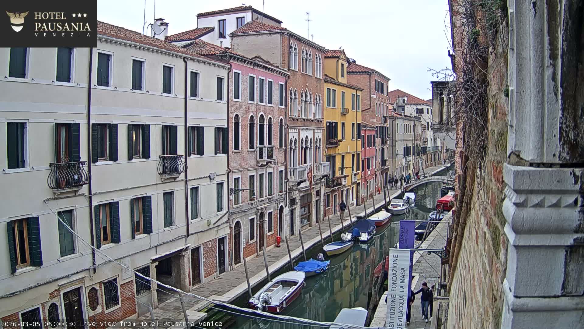 Venice, The View on Small Distributary of Grand Canal - Venice, Veneto, Italy