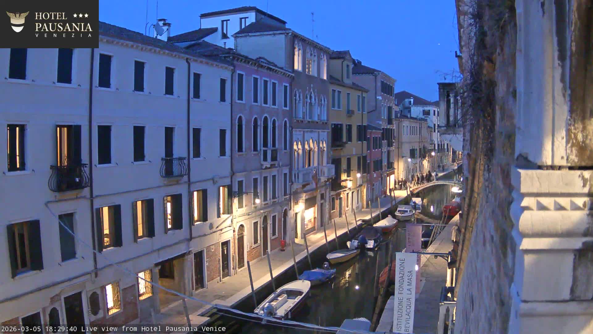 Venice, The View on Small Distributary of Grand Canal - Venice, Veneto, Italy