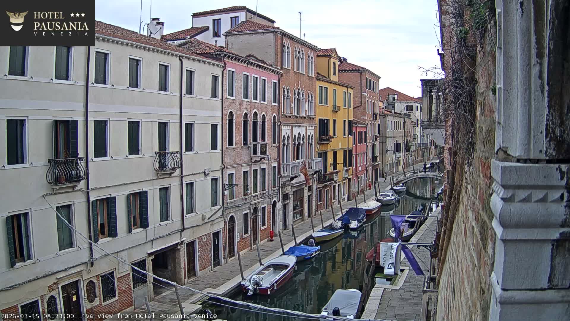 Venice, The View on Small Distributary of Grand Canal - Venice, Veneto, Italy