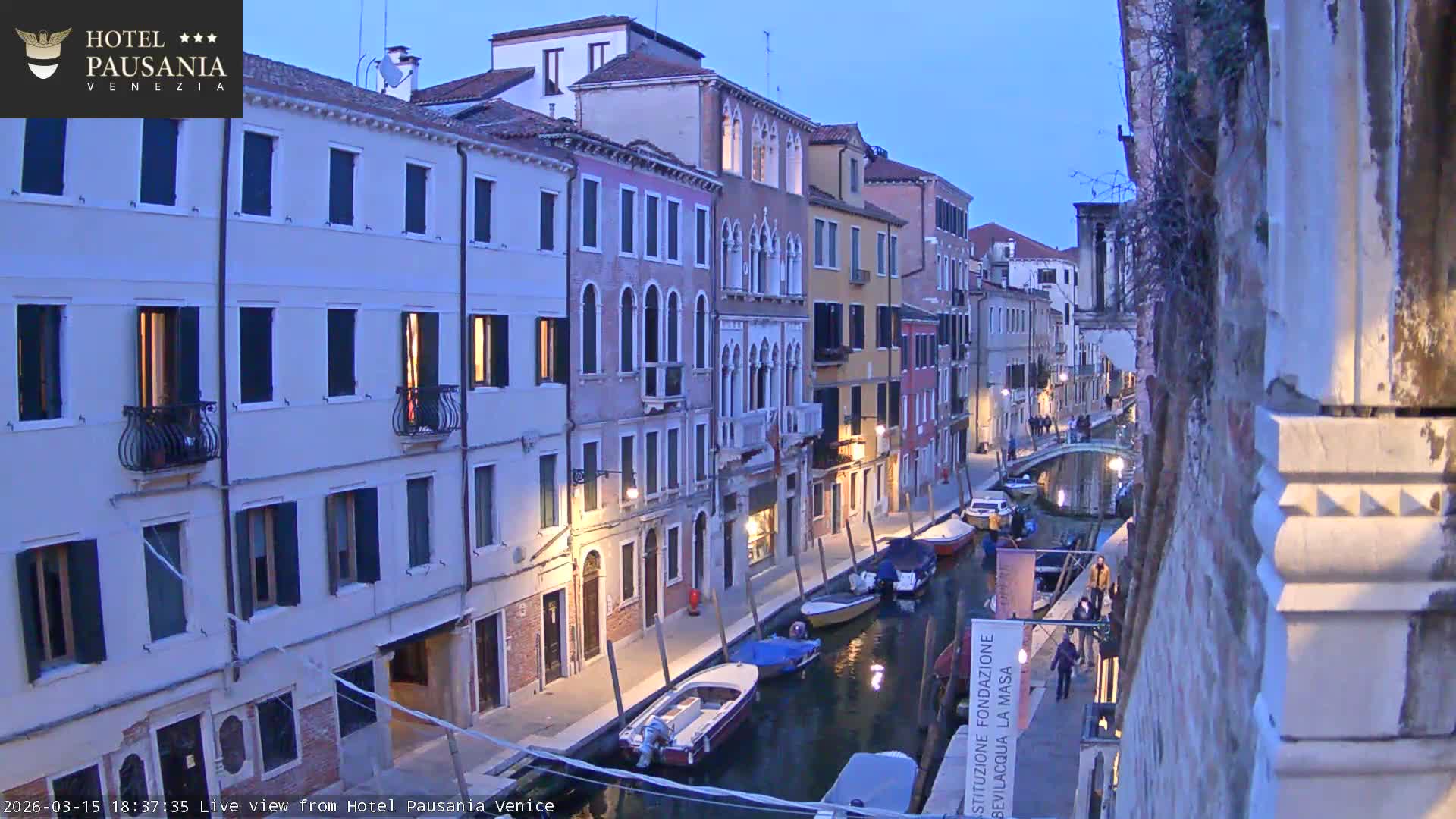 Venice, The View on Small Distributary of Grand Canal - Venice, Veneto, Italy