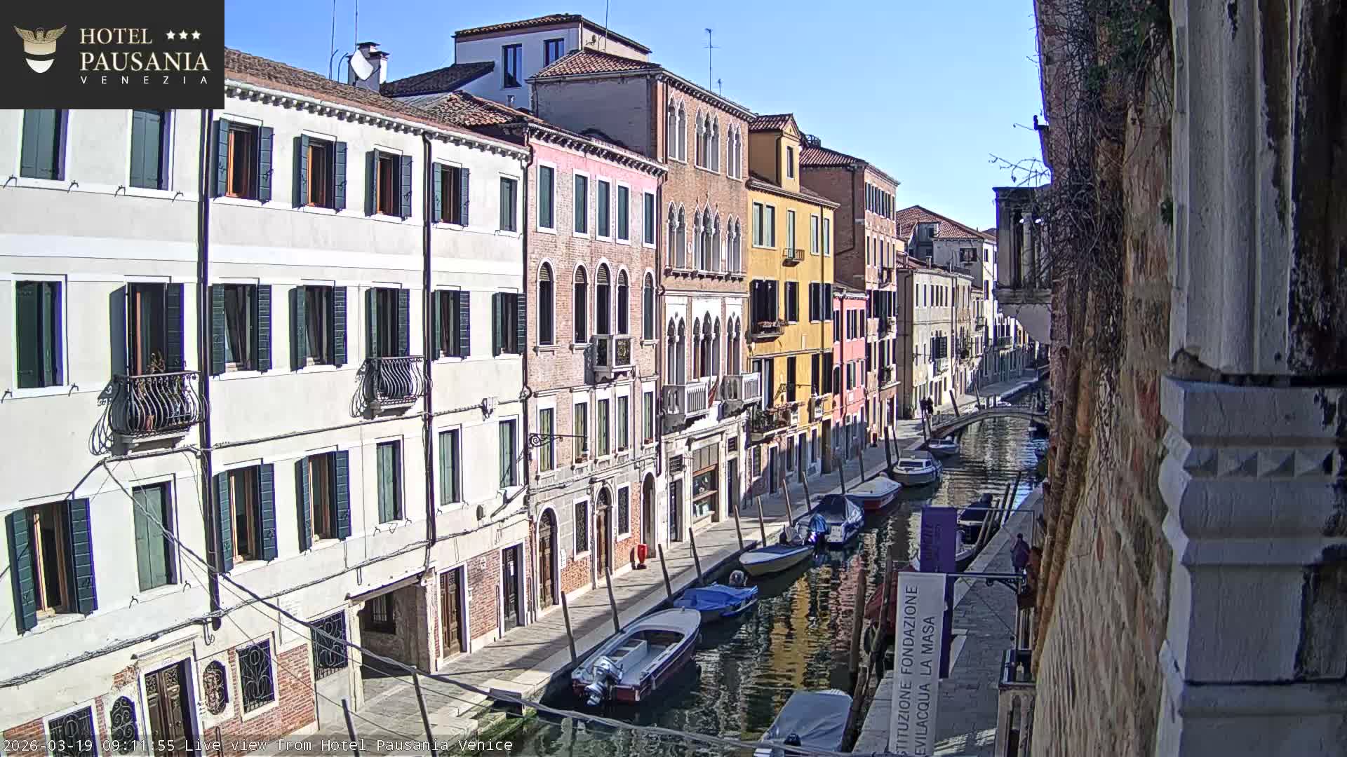 Venice, The View on Small Distributary of Grand Canal - Venice, Veneto, Italy