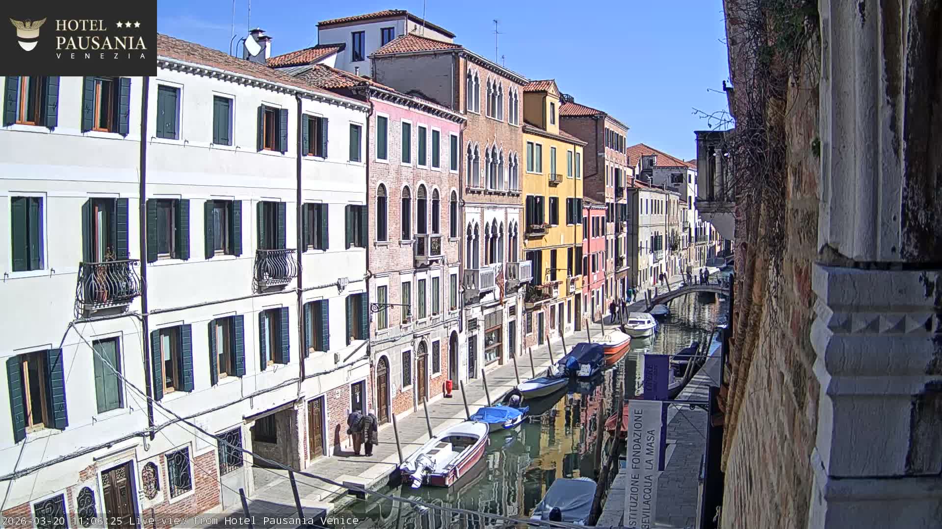 Venice, The View on Small Distributary of Grand Canal - Venice, Veneto, Italy