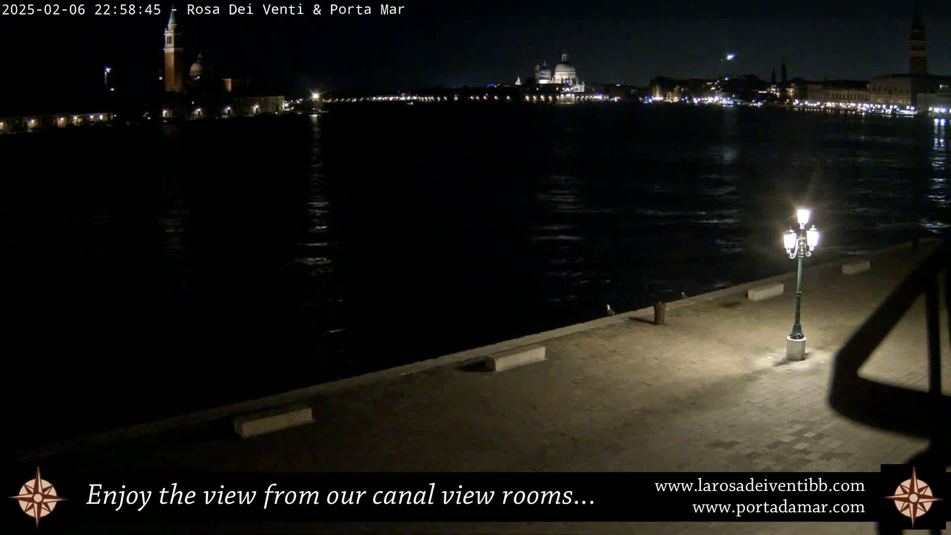 Venice Giudecca Island from San Marco Basin Live Cam - Veneto, Italy