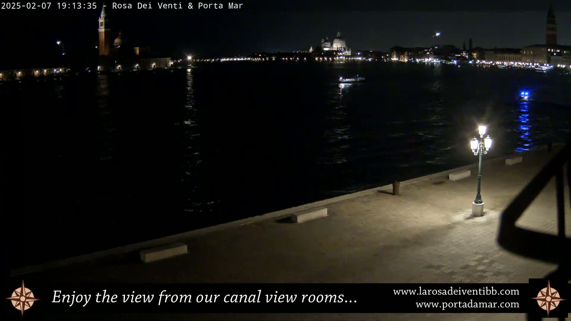 Venice Giudecca Island from San Marco Basin Live Cam - Veneto, Italy