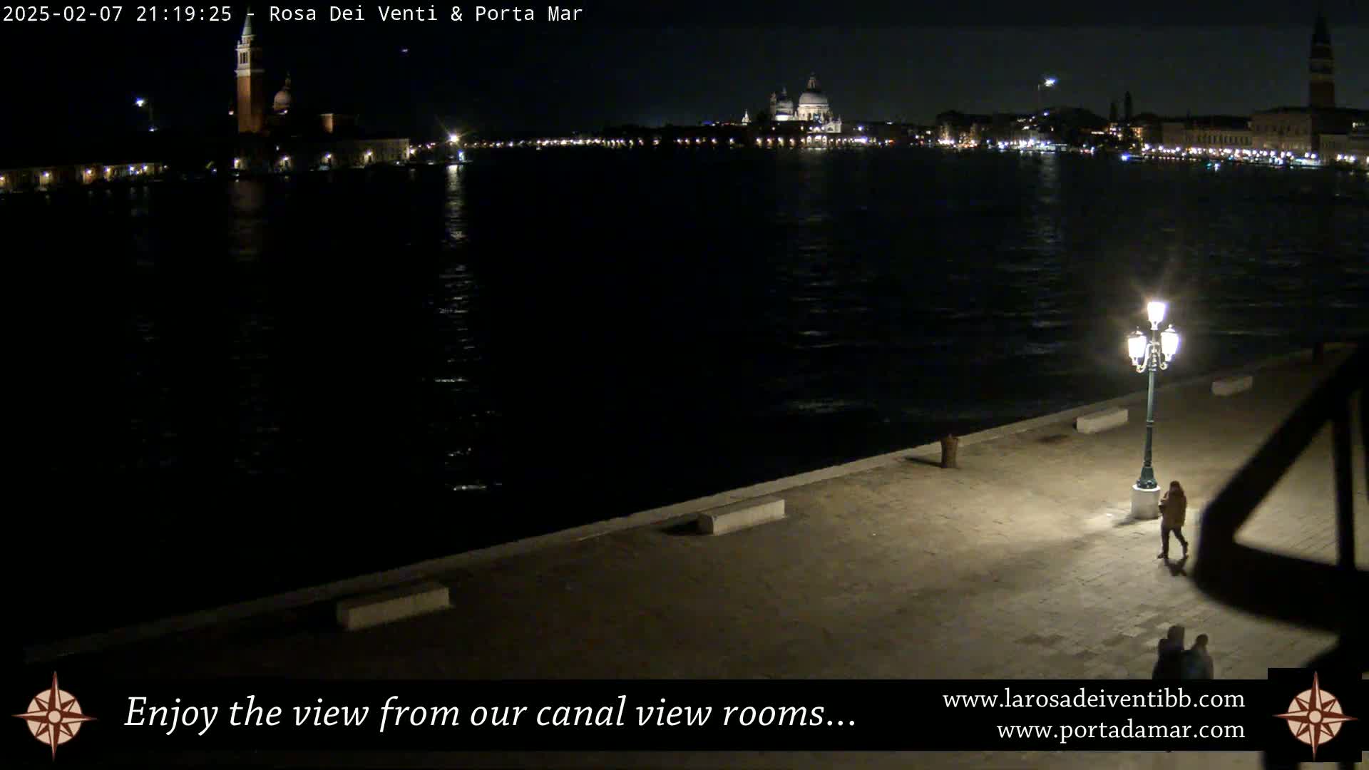 Venice Giudecca Island from San Marco Basin Live Cam - Veneto, Italy