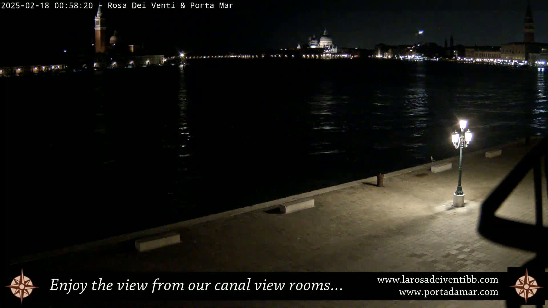 Venice Giudecca Island from San Marco Basin Live Cam - Veneto, Italy