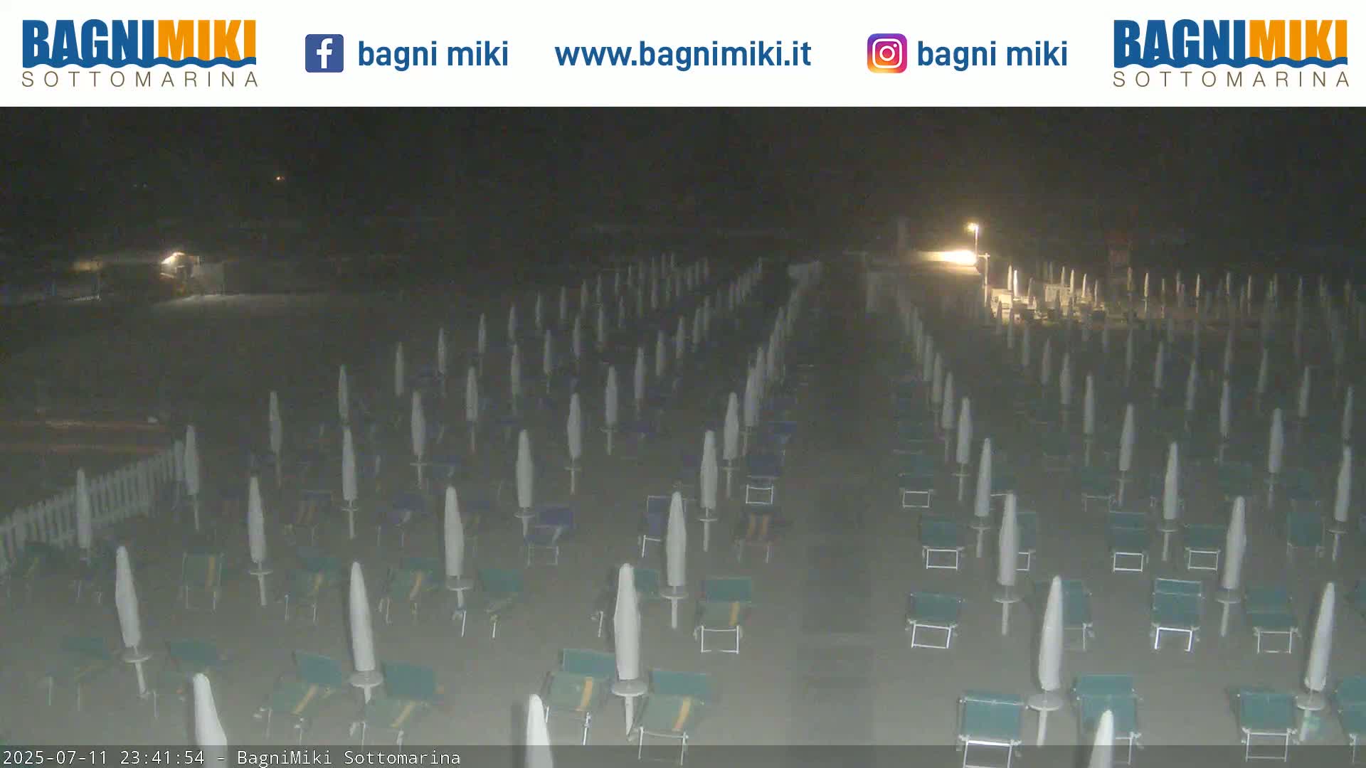 Venezia Sottomarina Miki Beach East View Live Cam - Venice, Veneto, Italy