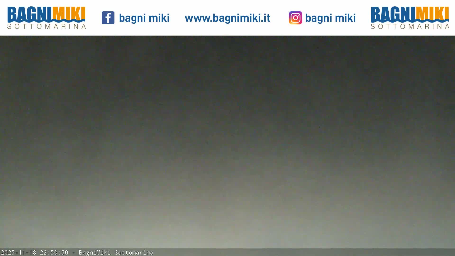 Venezia Sottomarina Miki Beach East View Live Cam - Venice, Veneto, Italy
